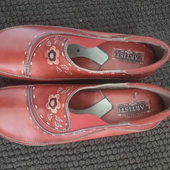 L'artiste spring step clog slip on shoes size 8.5 - Picture 3 of 6